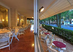 Hotel Excelsior Cervia: Die Veranda